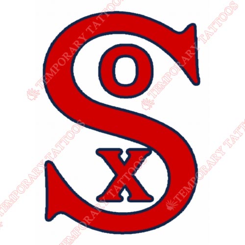 Chicago White Sox Customize Temporary Tattoos Stickers NO.1505